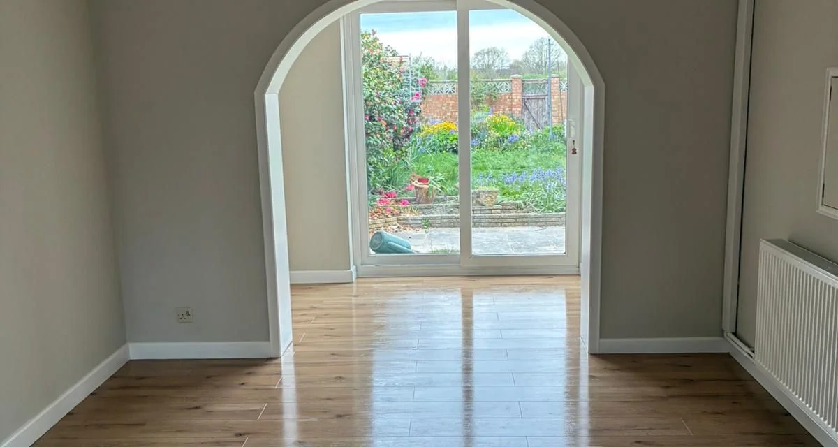 A bright, spotless room after a full deep clean